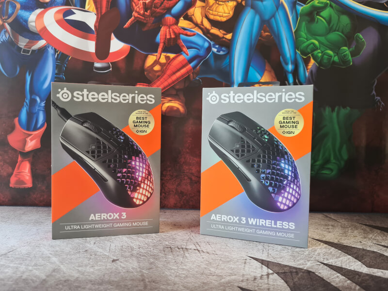 SteelSeries Aerox 3 trådløs gaming mus
